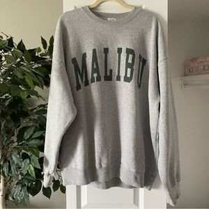Brandy Melville MALIBU Crewneck Sweatshirt